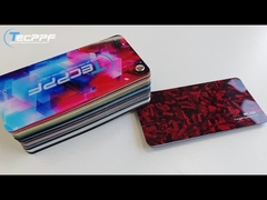 बनावट कार्बन लाल पेंट सुरक्षा फिल्म 8mil रॉक चिप सुरक्षा फिल्म